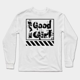 Evil Good Girl 03 - Grunge White Long Sleeve T-Shirt